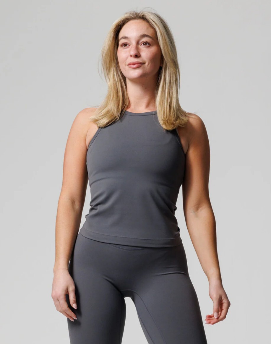 NEW Three Nails Nova Tank Women’s Large Dark Space Grey $48