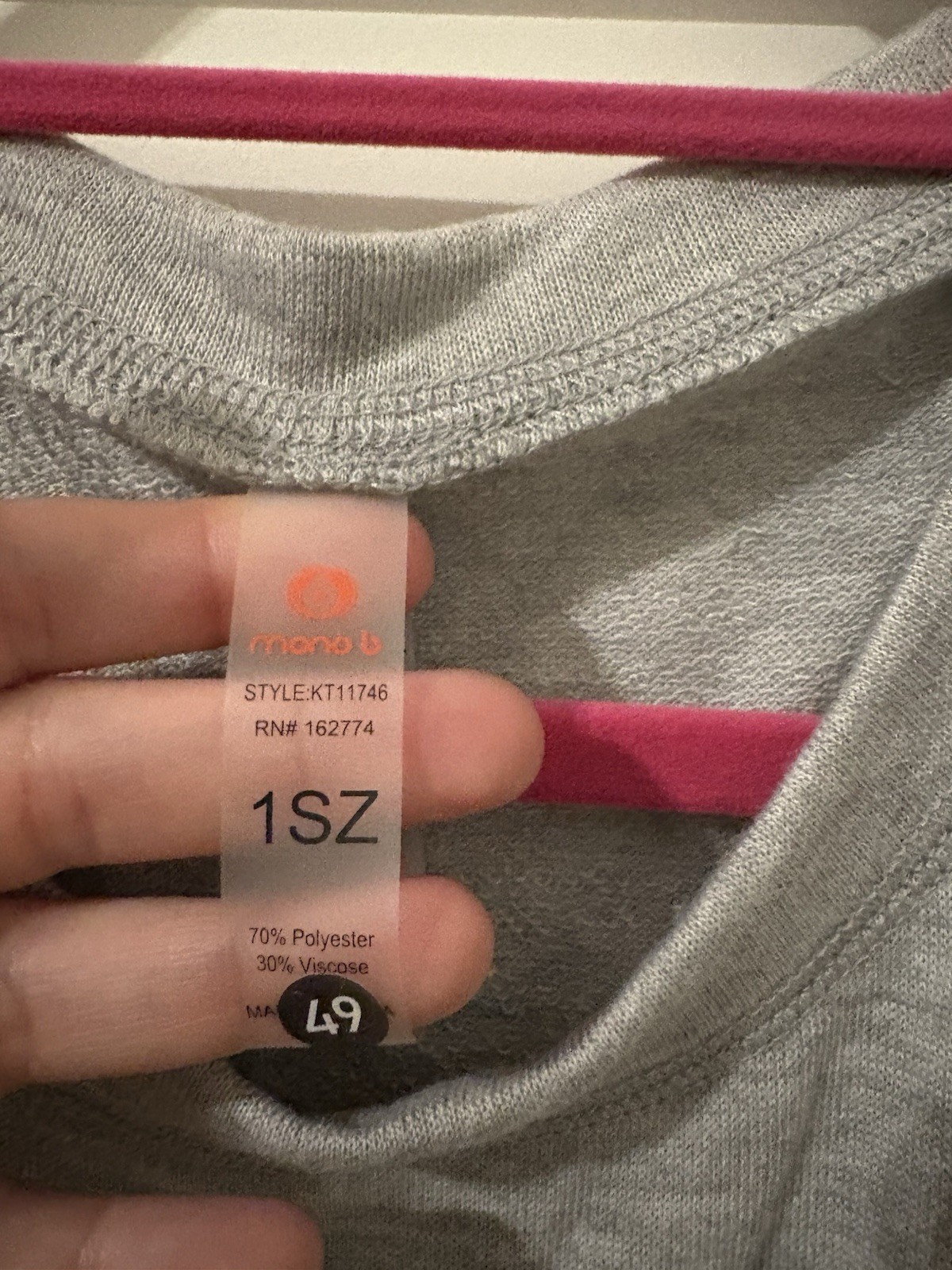Mono b Brand Top – 1X – Item#549