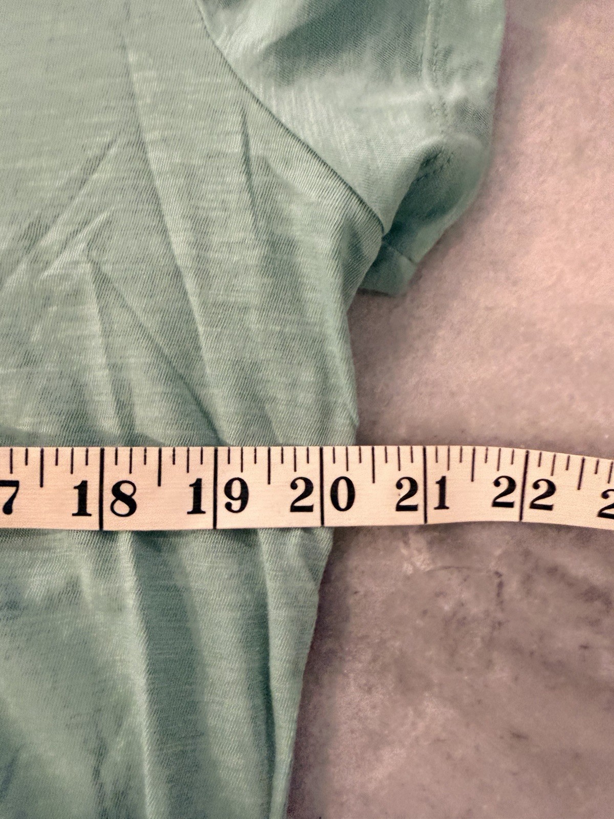 NWOT Madewell Size L Sage Green V Neck Short Sleeve Slub Cotton Tee Shirt