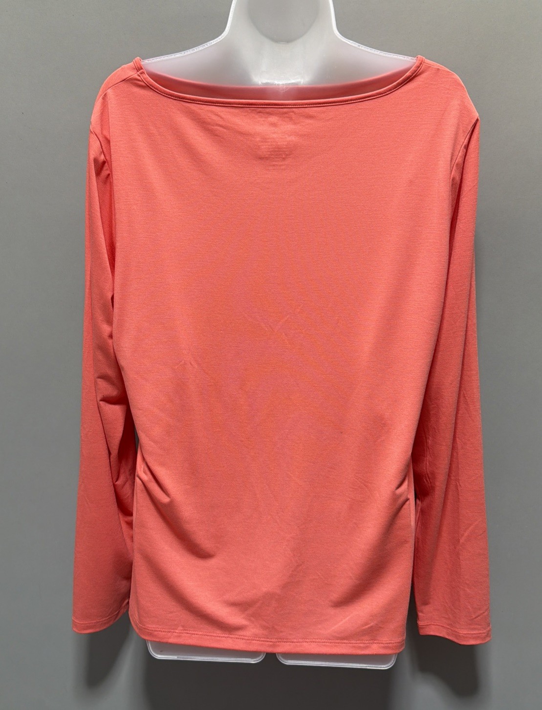 Nine West Women’s Top XXL Coral Keyhole Neckline T-Shirt Style Soft Stretch NWT