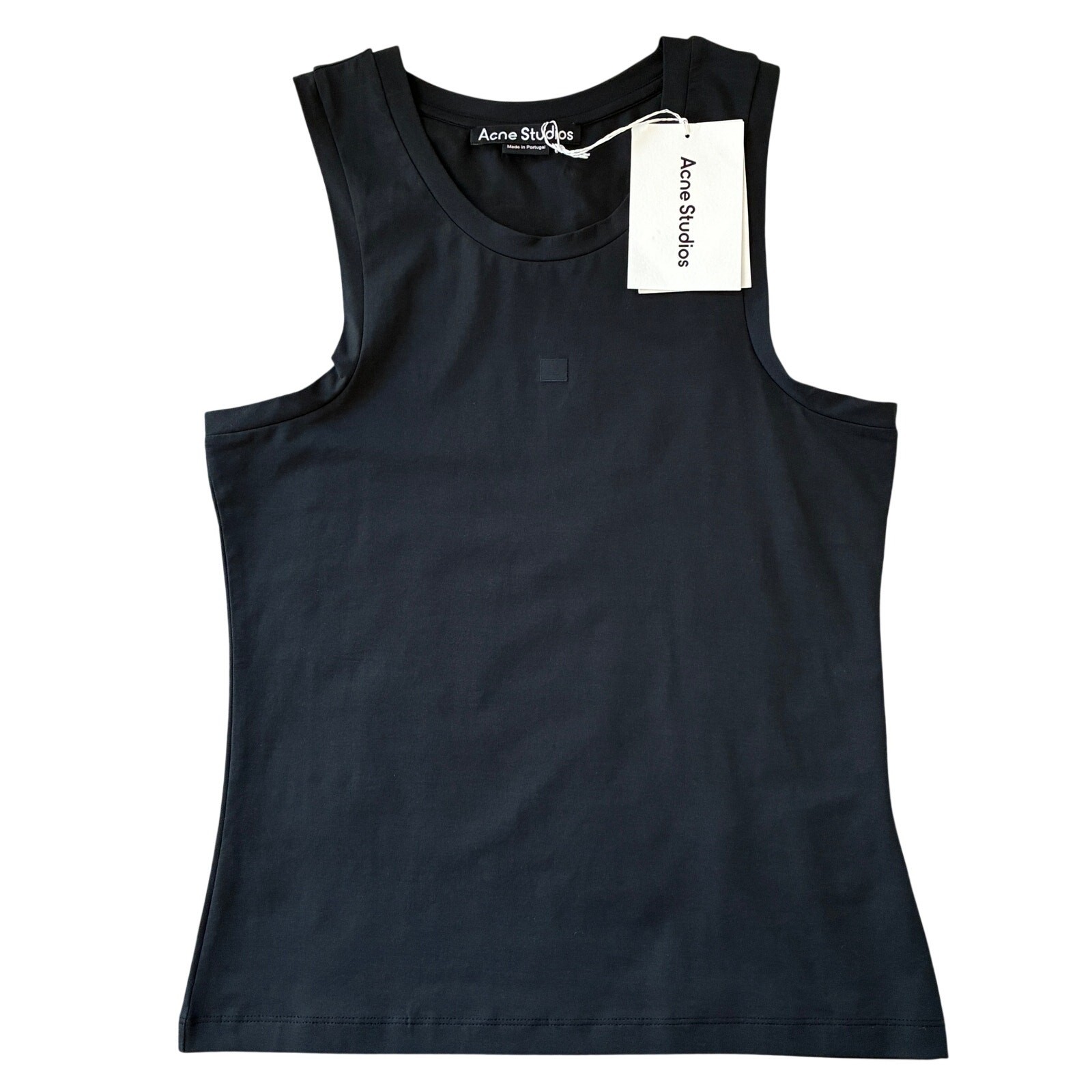 ACNE STUDIOS Elando Black Tank Top Size XS