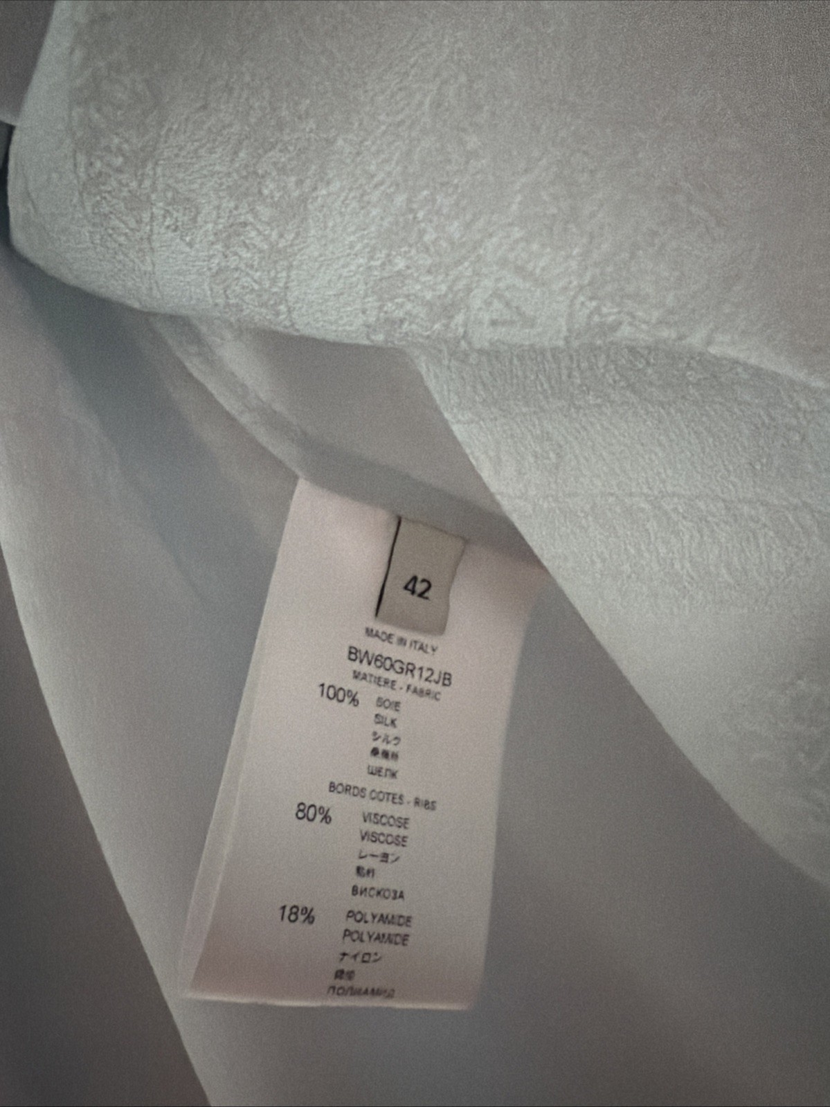 Givenchy Light Blue Blouse Elegant Logo With Sash