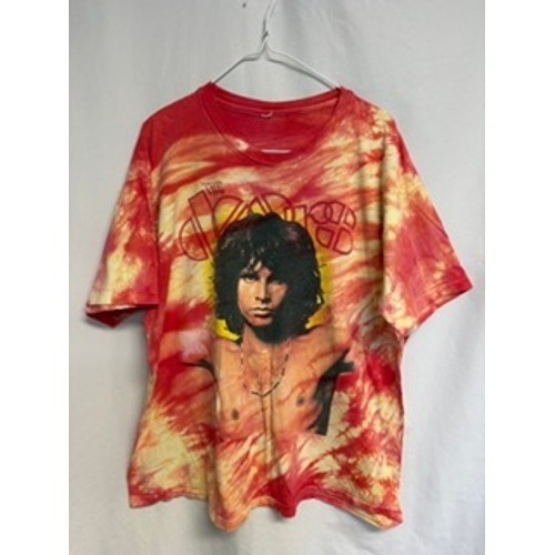 The Doors Jim Morrison Tie Dye Graphic T-Shirt Oversized Vintage Style Rock Tee