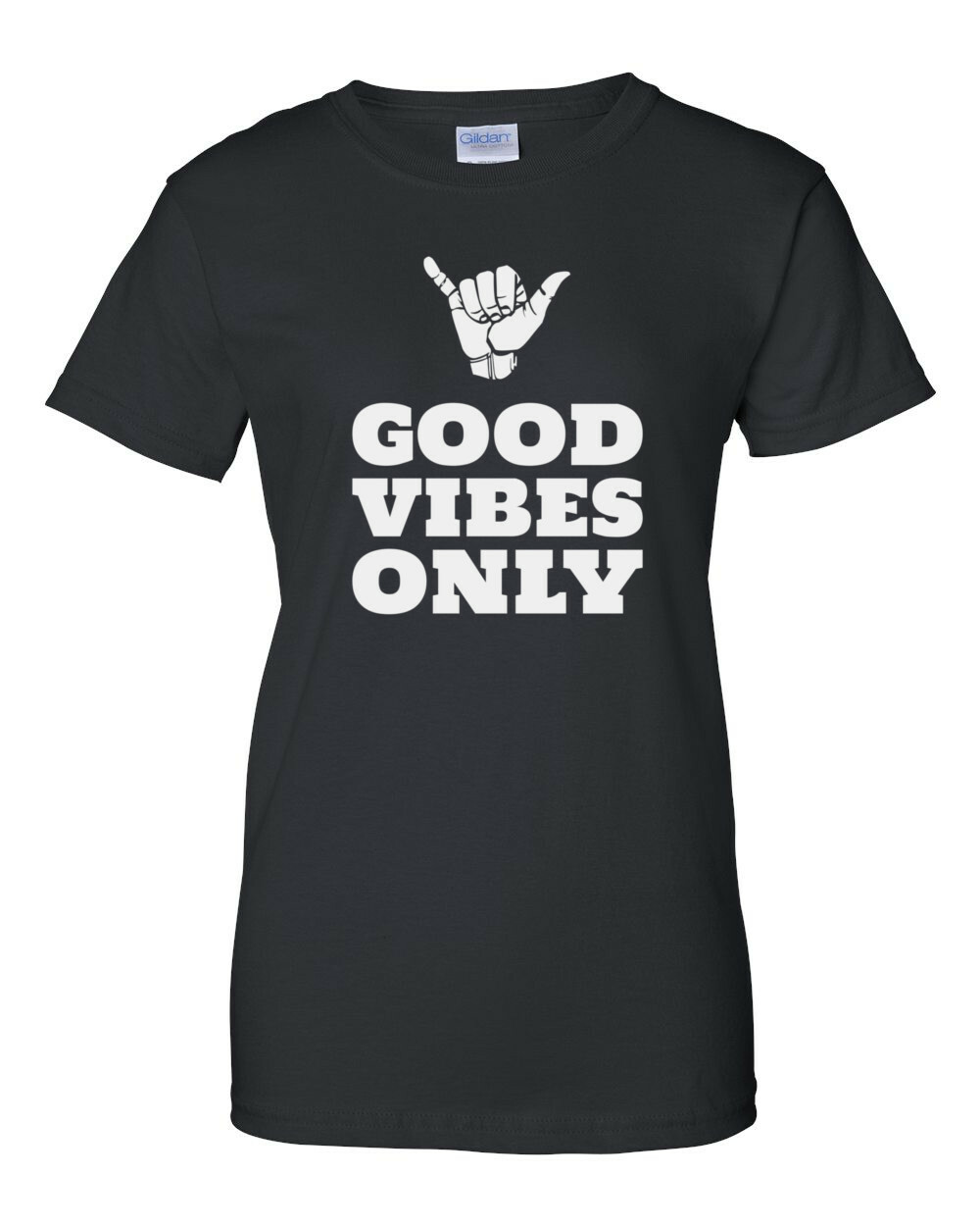 Womens Good Vibes Only T Shirt Yoga Motivational Positive Vibes Inspirational