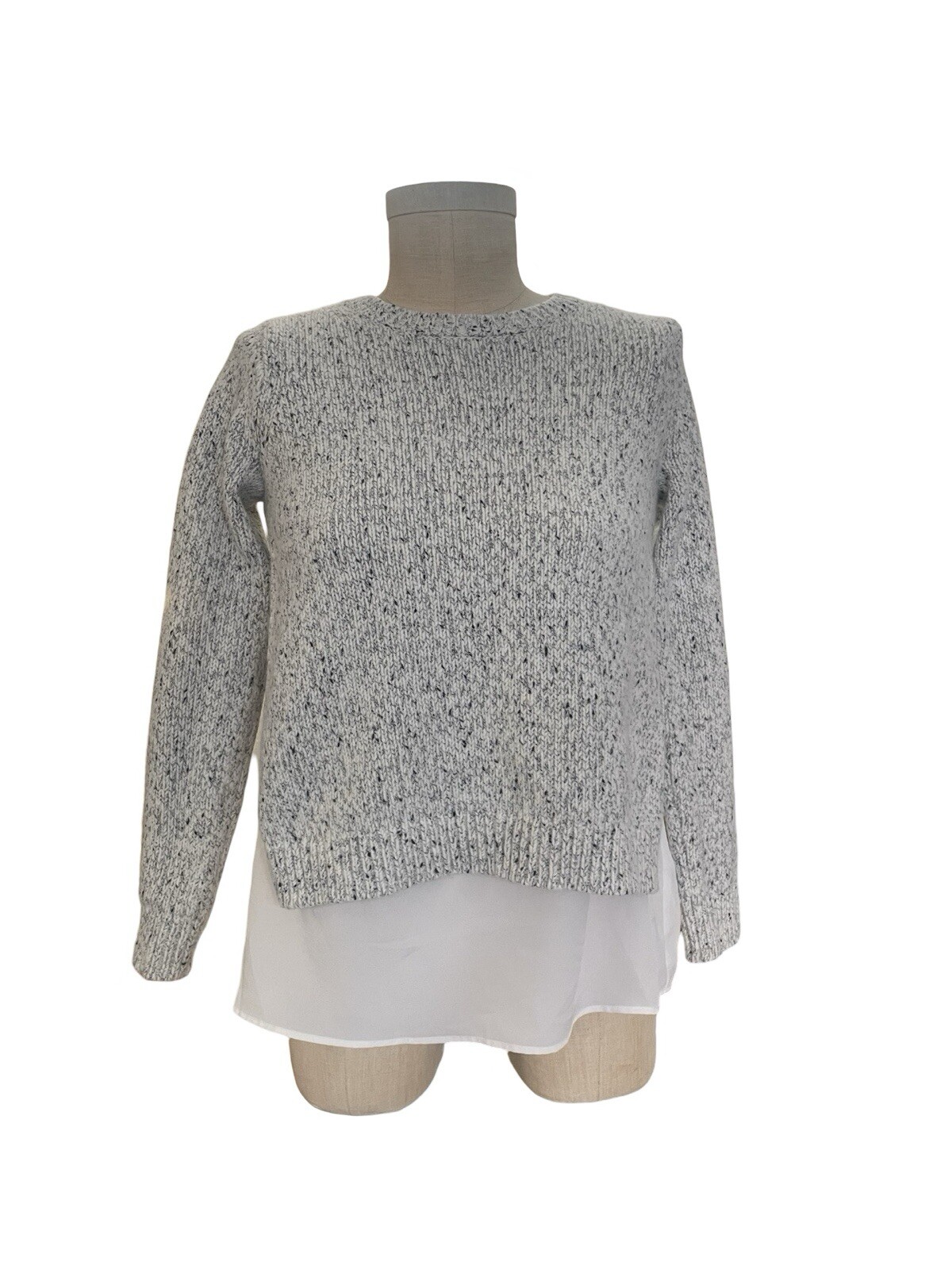 Club Monaco Sweater Top Size Small Wool Blend Pullover Crewneck
