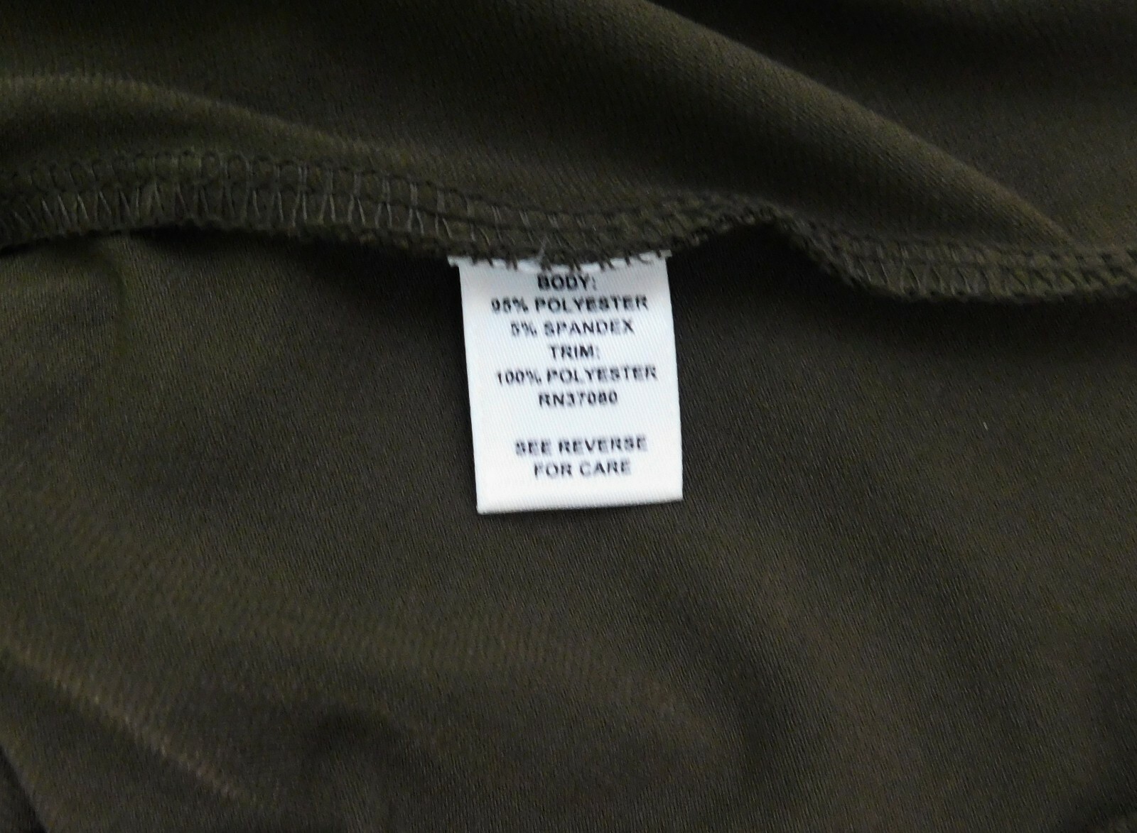 CATO Women Shirt, Size M, Brown, 95% Polyester, 5% Spandex
