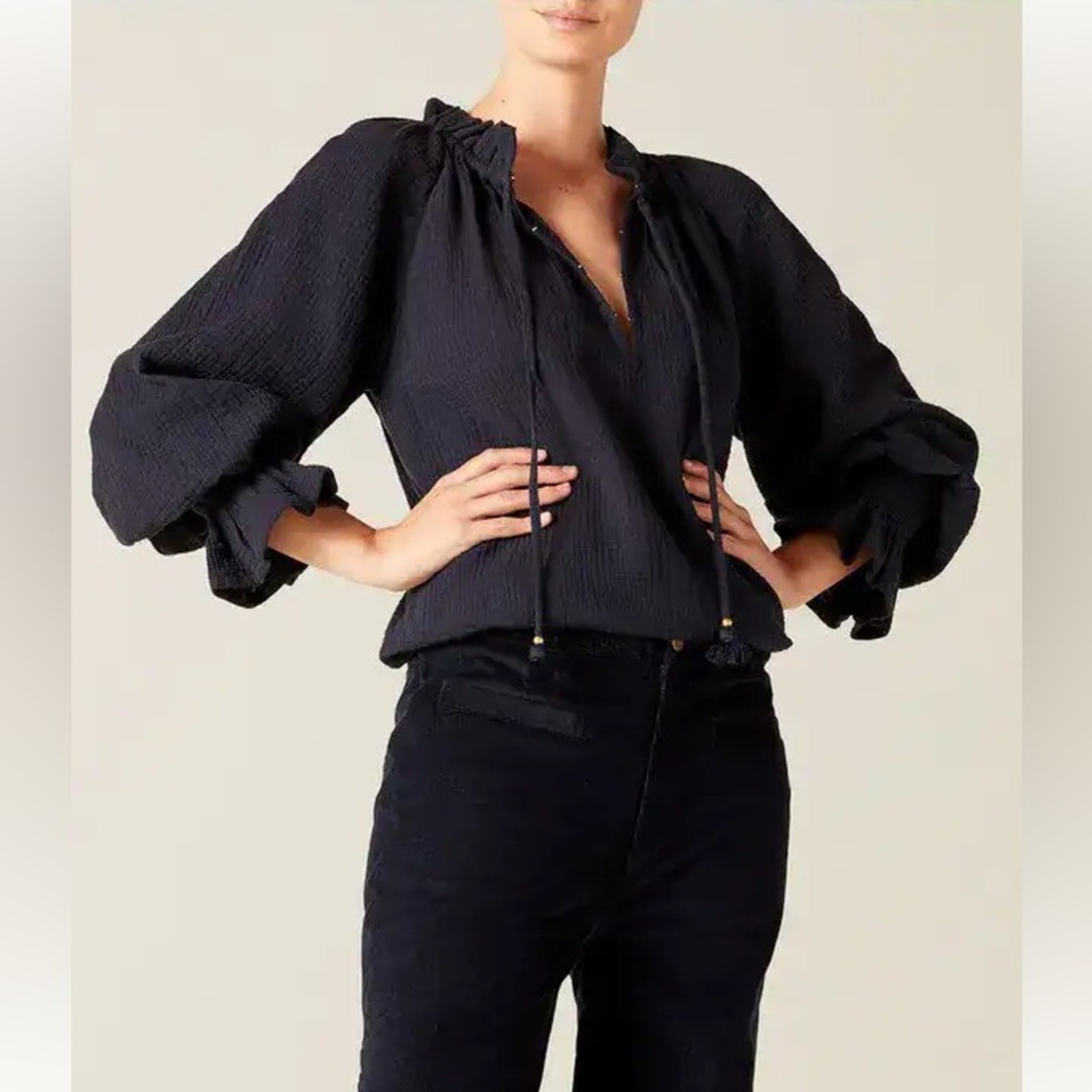 NWT Figue Lianna Cotton Gauze Top Sz S
