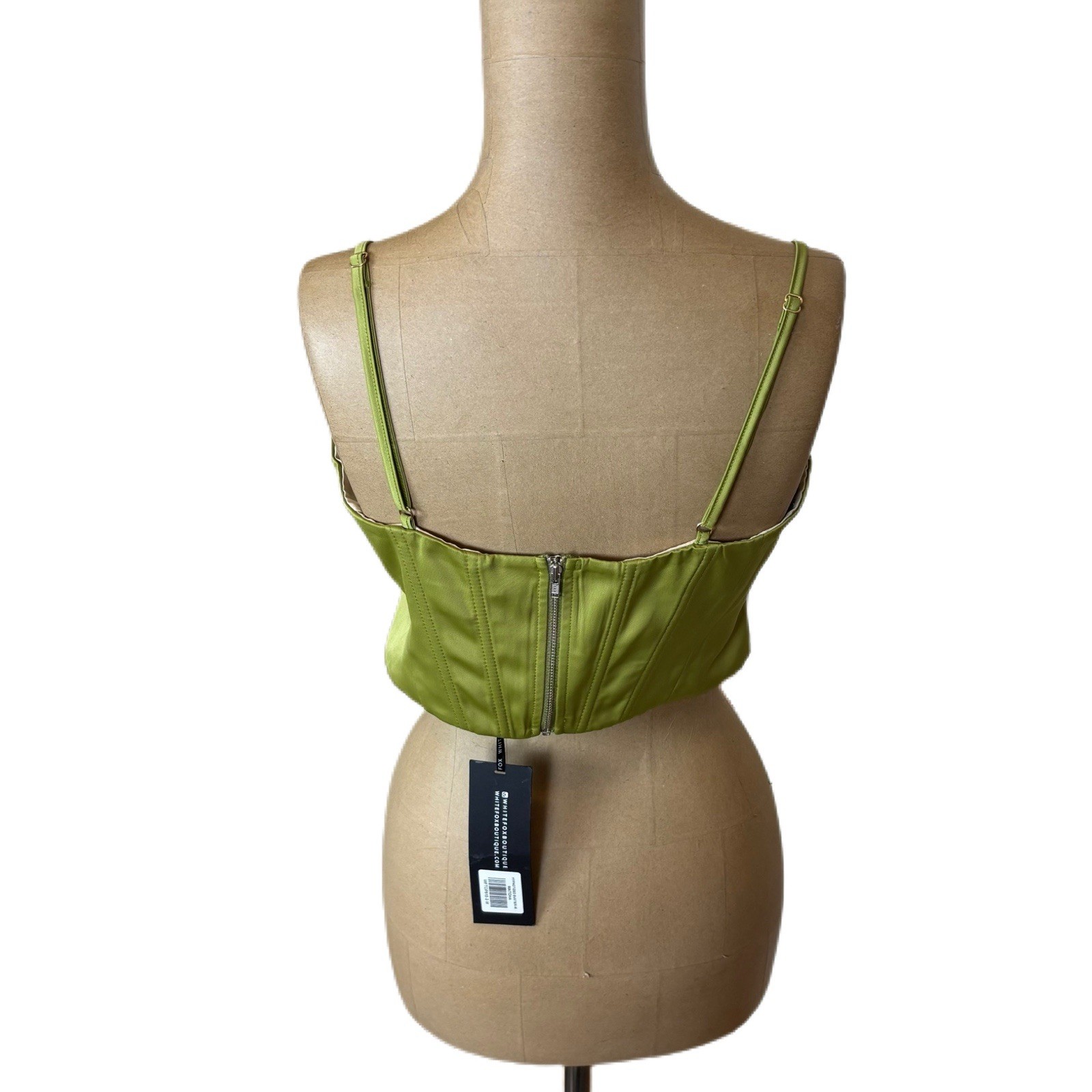 NWT! White Fox hypnotized Bustier Green Matcha Size Medium