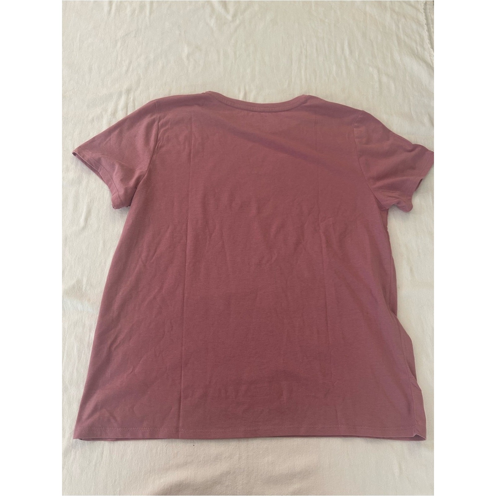 Disney Minnie Mouse Women’s Large Pink Rhinestone Bow Graphic T Shirt