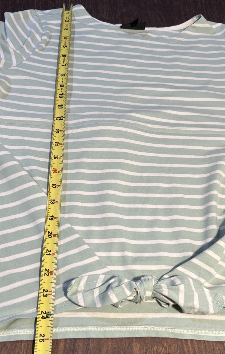 Nursing Queen Nursing Top Women’s Size Large Mint Green/White Stripe