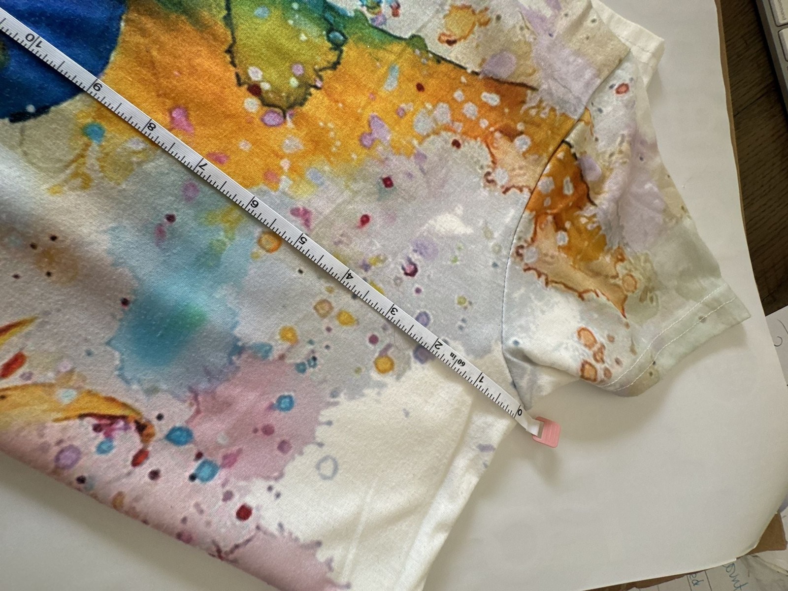 MISSLOOK Hummingbird and Flower Watercolor Print T-Shirt