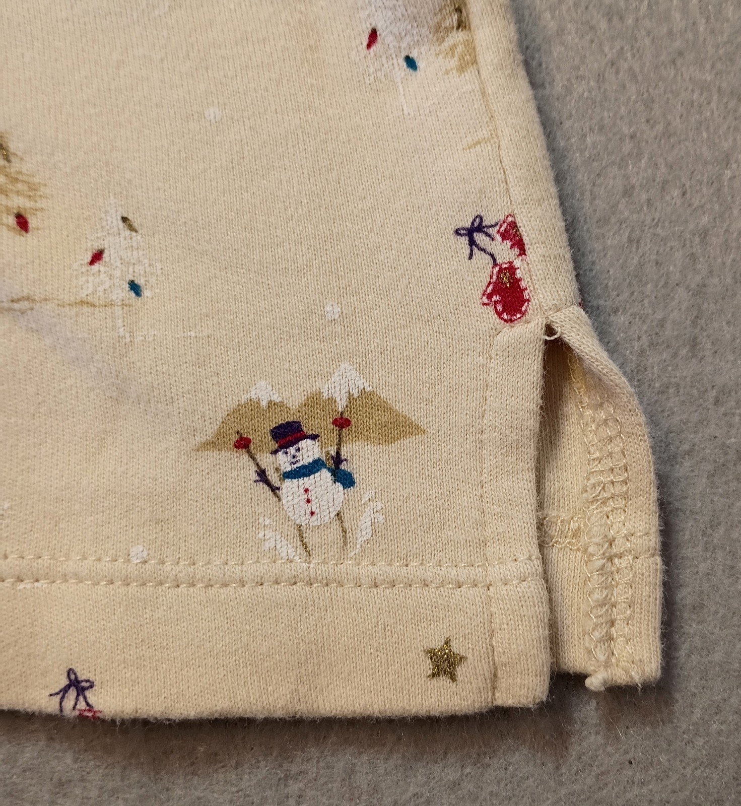 90s Vtg Christmas Sz XL Covington Sport Turtleneck Shirt Holiday Snowman Trees