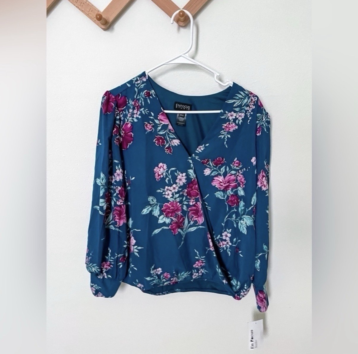 NWT Cottagecore Coquette Floral Blouse Romanticcore Size Large