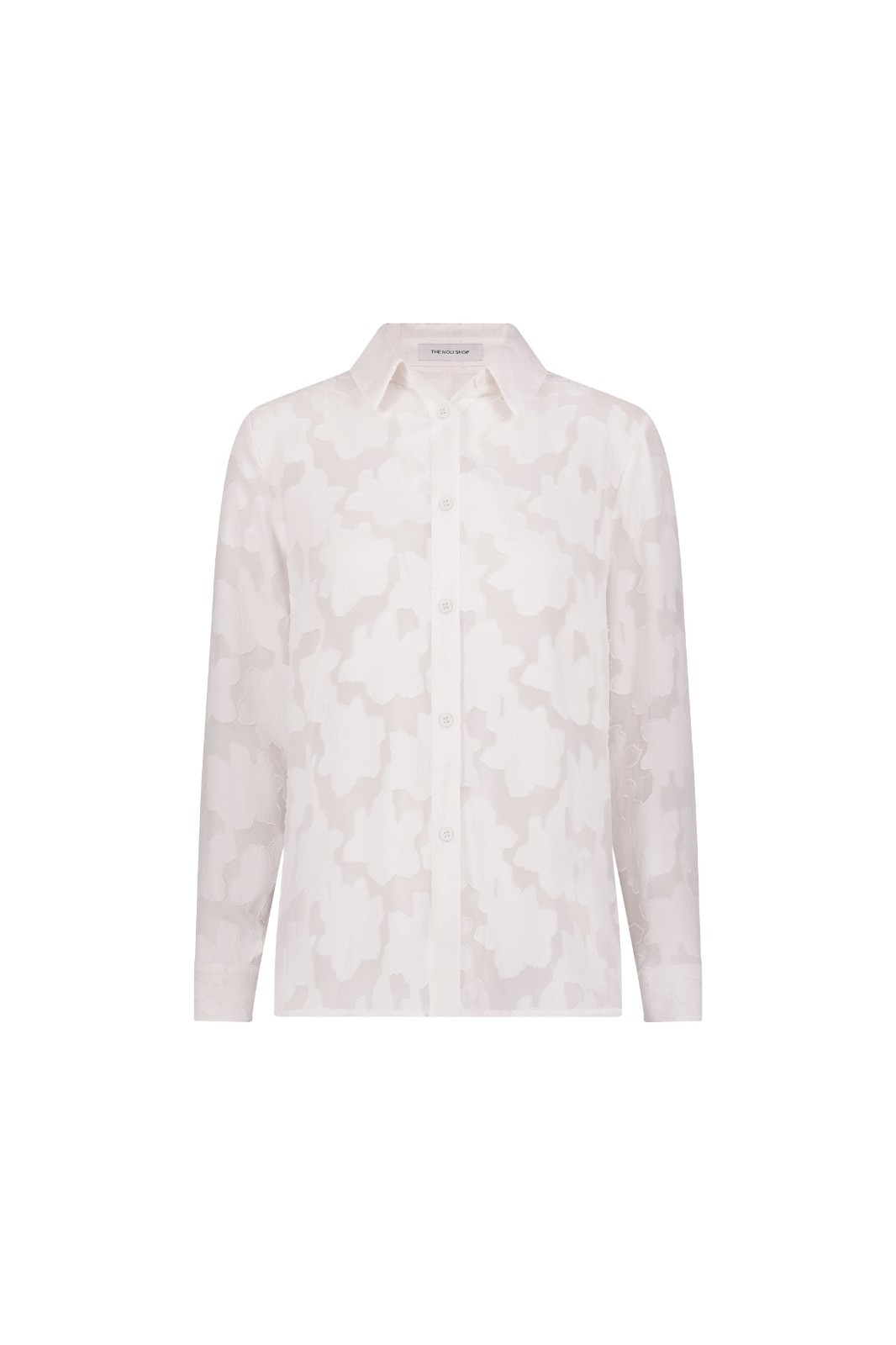 Stelle Lace Blouse/Button Up White THE NOLI SHOP