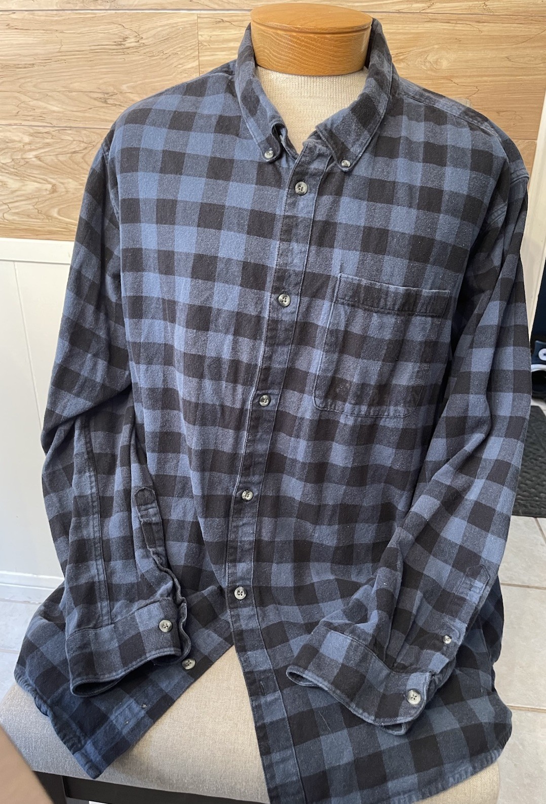 Lot of 2 Women’s 3X Flannel Shirts Catherines & Magellan’s Plaid Button Front