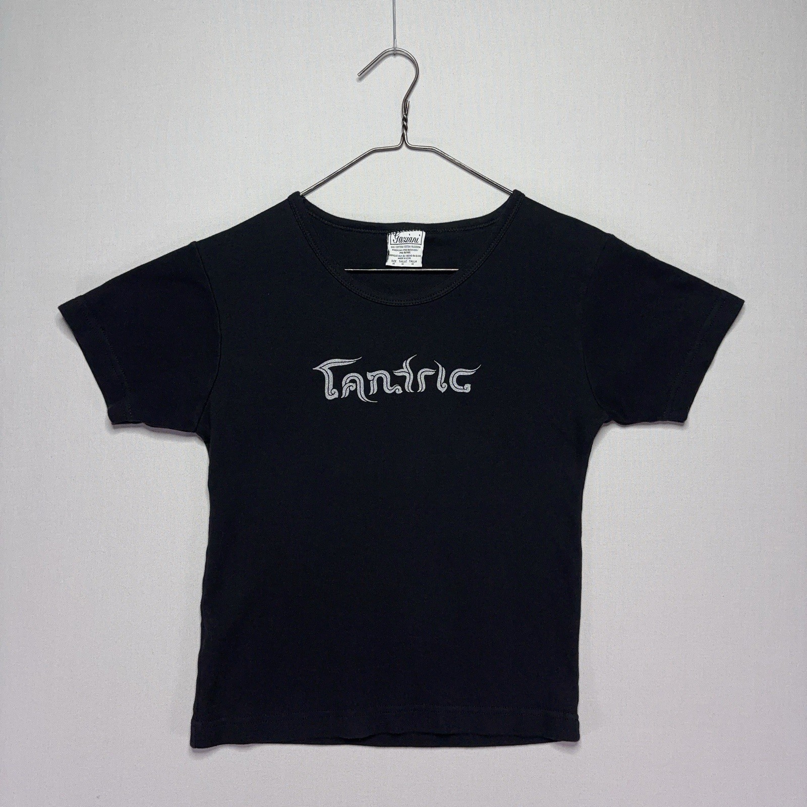 VTG Y2K Tantric Band Shirt – Ladies Baby Doll Tee – Black – Stretchy Fit – MED