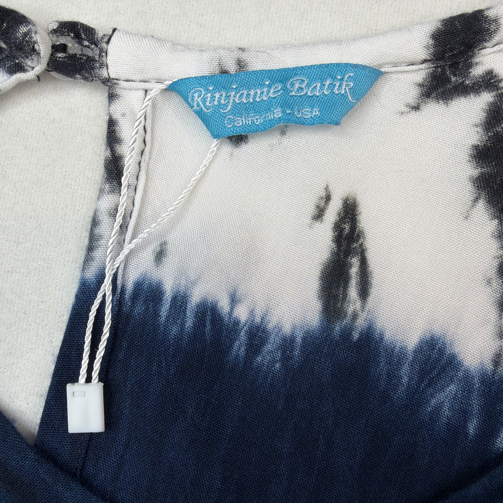 Rinjanie Batik Women’s Small? Tie Dye Rayon Crop Top Open Back Handmade