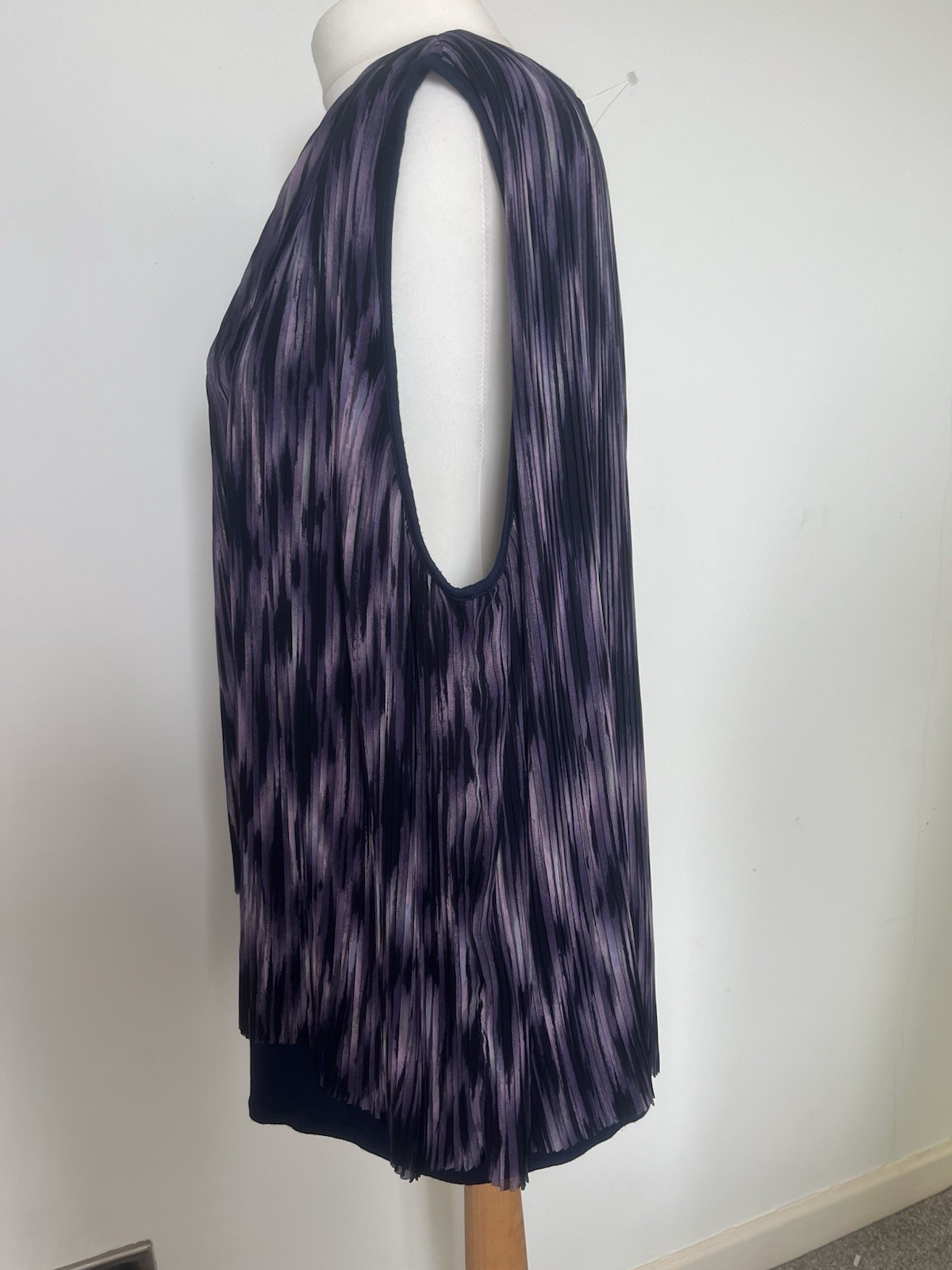 John Rocha Blouse Uk 22 Lined Sleevless Smart Top Excellent Cond Worn Once