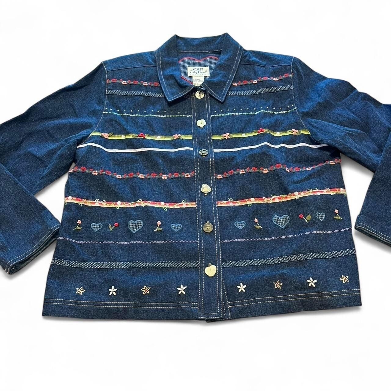 0126 Vintage Koret City Blues Denim Charm Denim Top