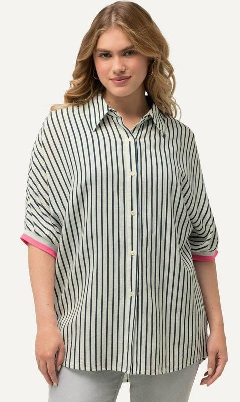 Women Ulla Popken Shirt Black Viscose 54