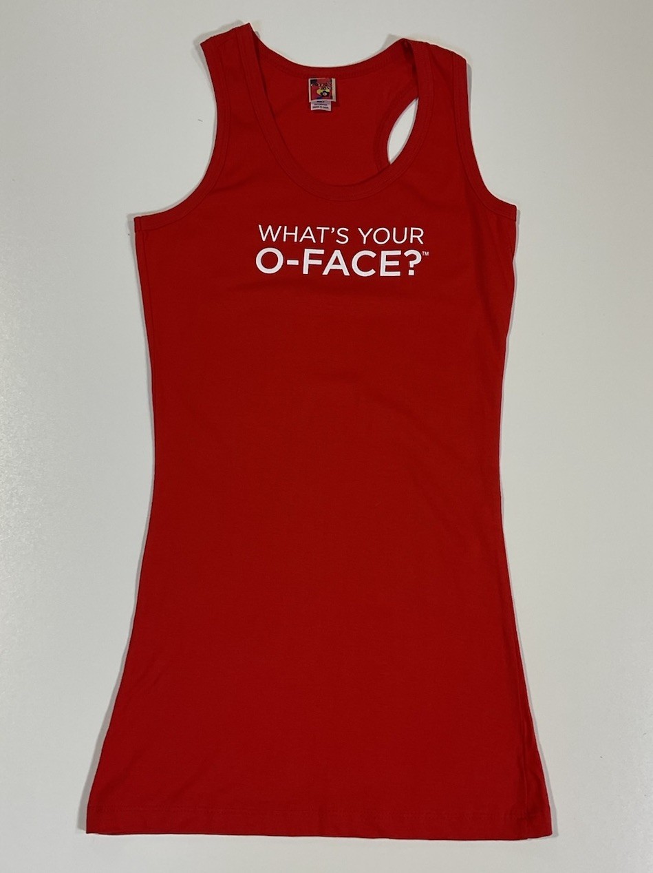 Vintage Y2K Three Olives Vodka Tank Top Sz S Funny Dirty Joke O-Face Novelty