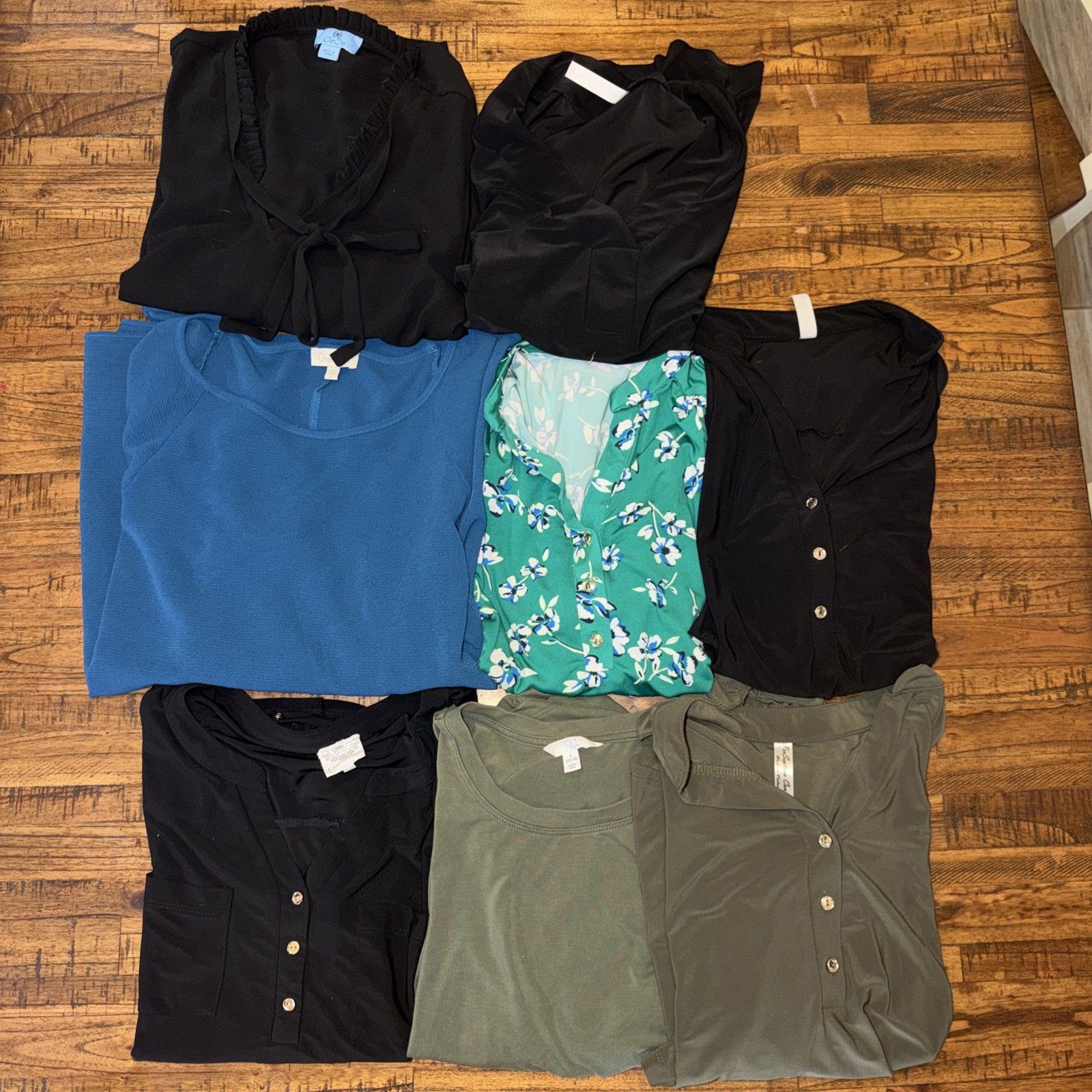 Perception Concept Women’s Blouse Size Large, Lot Of 8. Other Assorted Brands