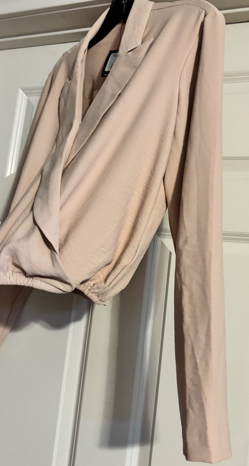 NWT Express Coastal Preppy Surplice Wrap Scandi Old Money Quiet Luxury Size S
