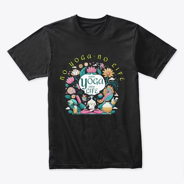 No yoga No Life (Premium Ring-Spun Cotton T-Shirt)