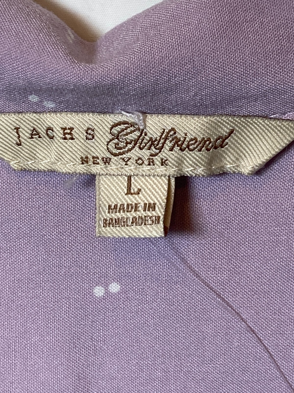 Jachs Girlfriend Pink Sleeveless Button-Down Shirt Medium Rayon Large