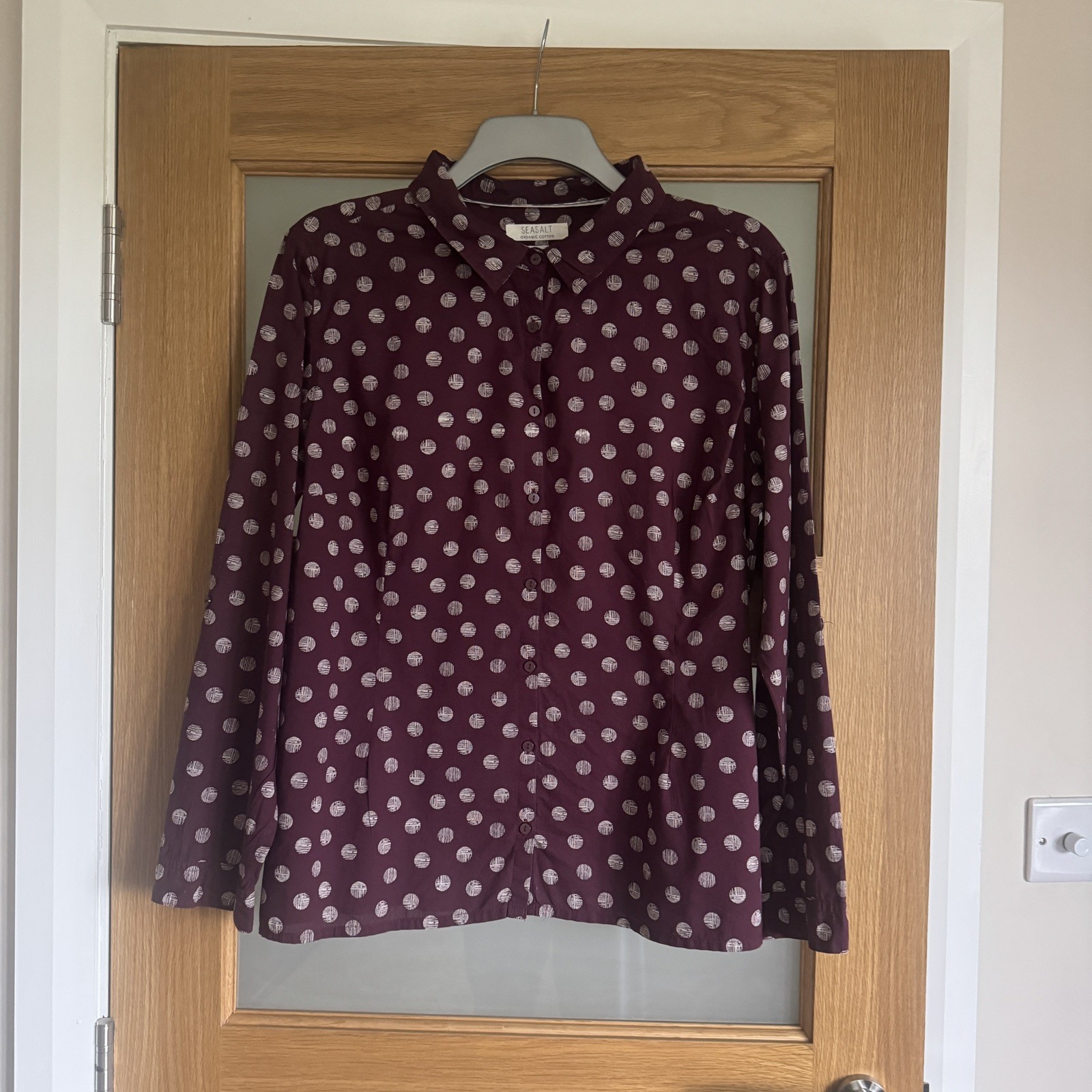 SEASALT LARISSA ORGANIC COTTON SHIRT.. size 16.