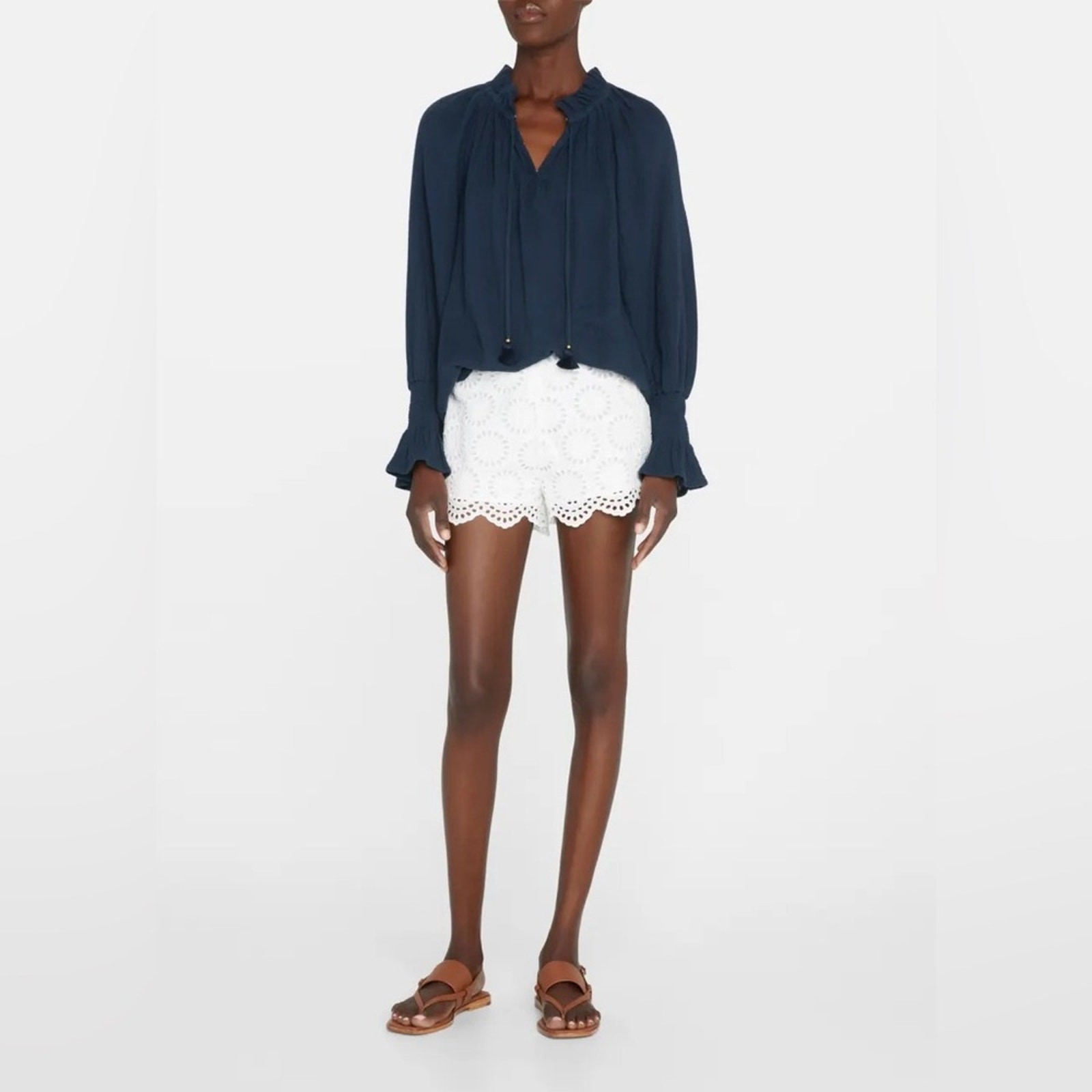 NWT Figue Lianna Cotton Gauze Top Sz S