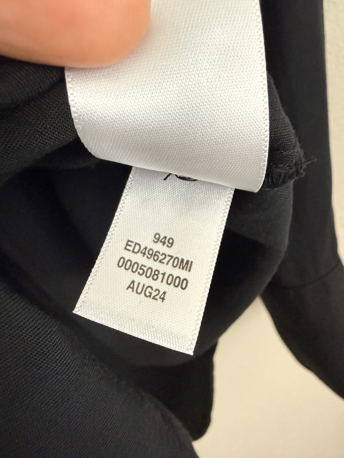 Open Edit Nordstrom Button Up Shirt Womens Sz S Black Rayon Lyocell Long Sleeve