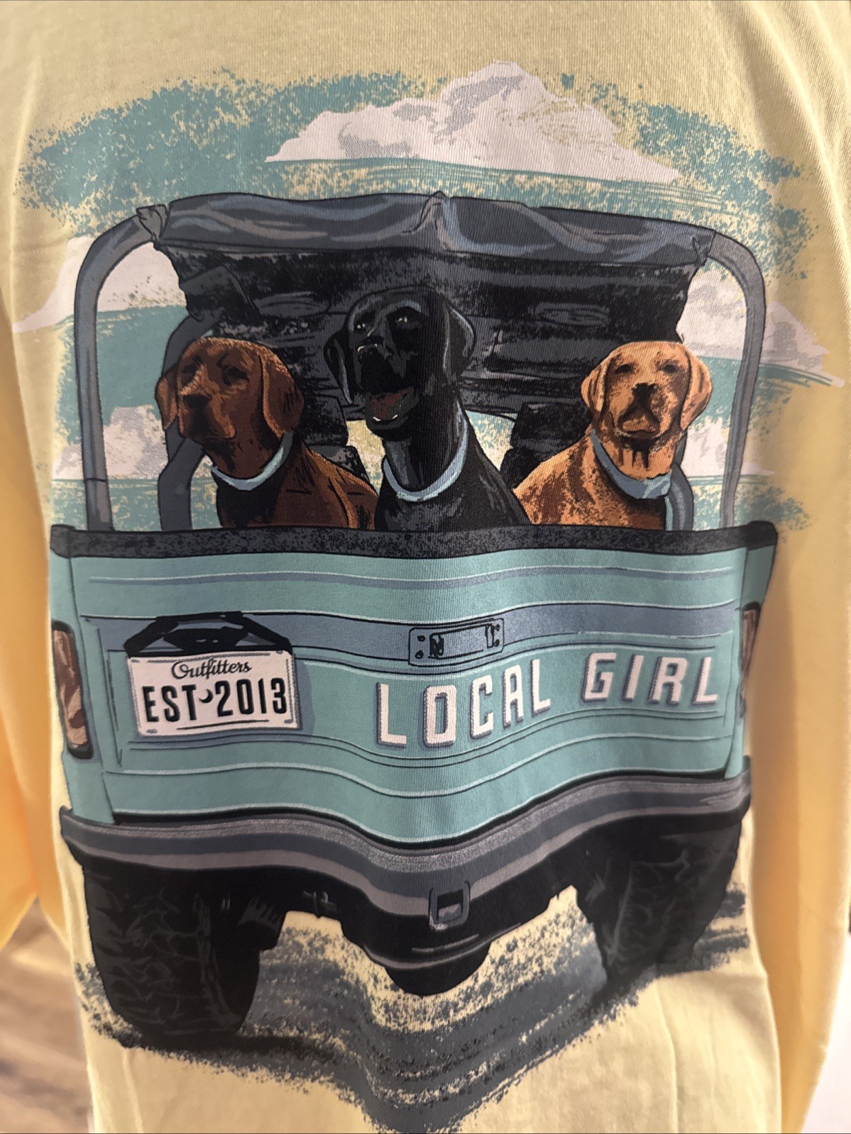 NWOT Local Girl Outfitters 100% Cotton Size XL Short Sleeve T-Shirt Very Soft