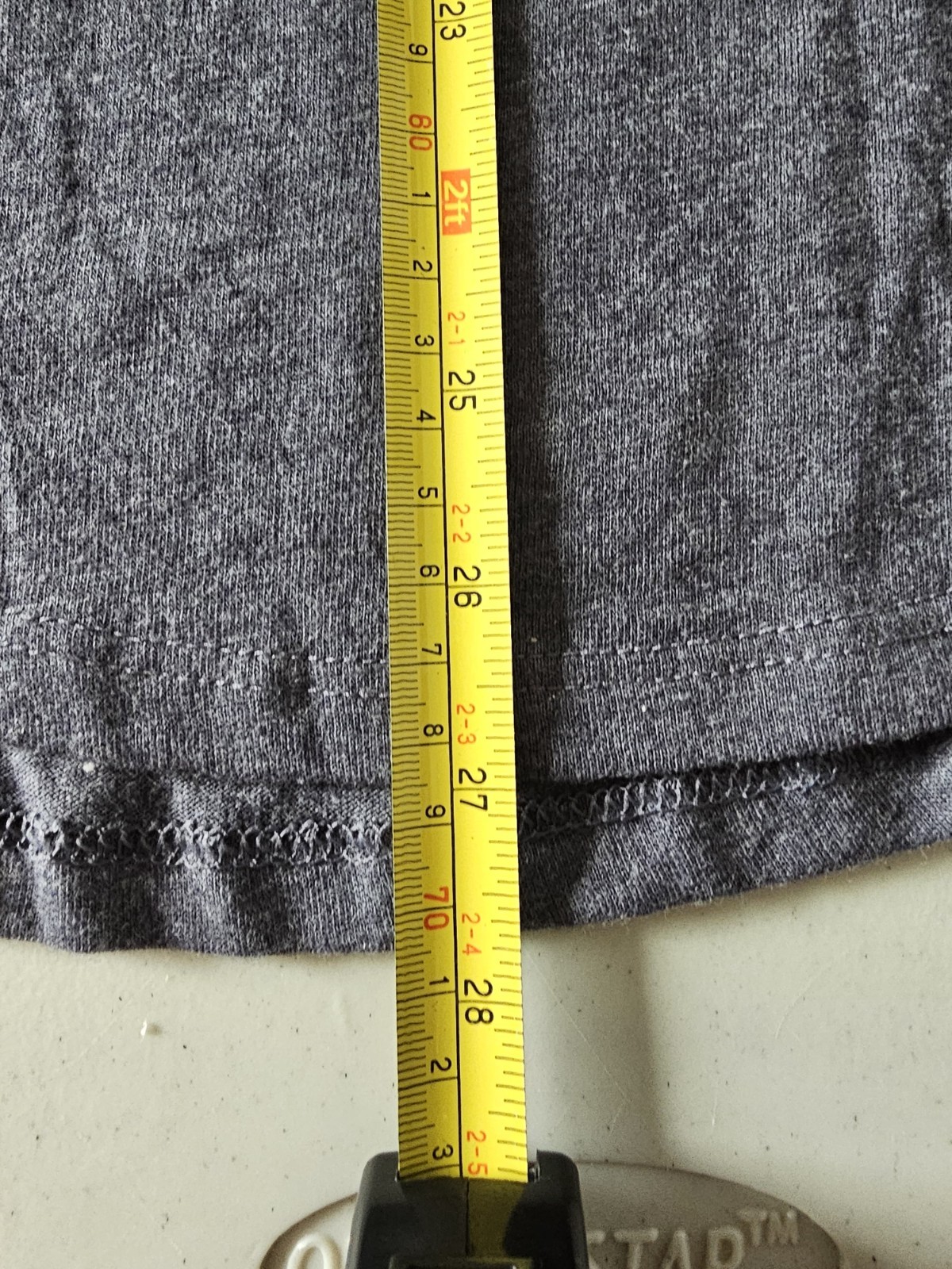 State of Mine Florida Graphic Long Sleeve Tee Gray Striped Sleeves Women S NWT