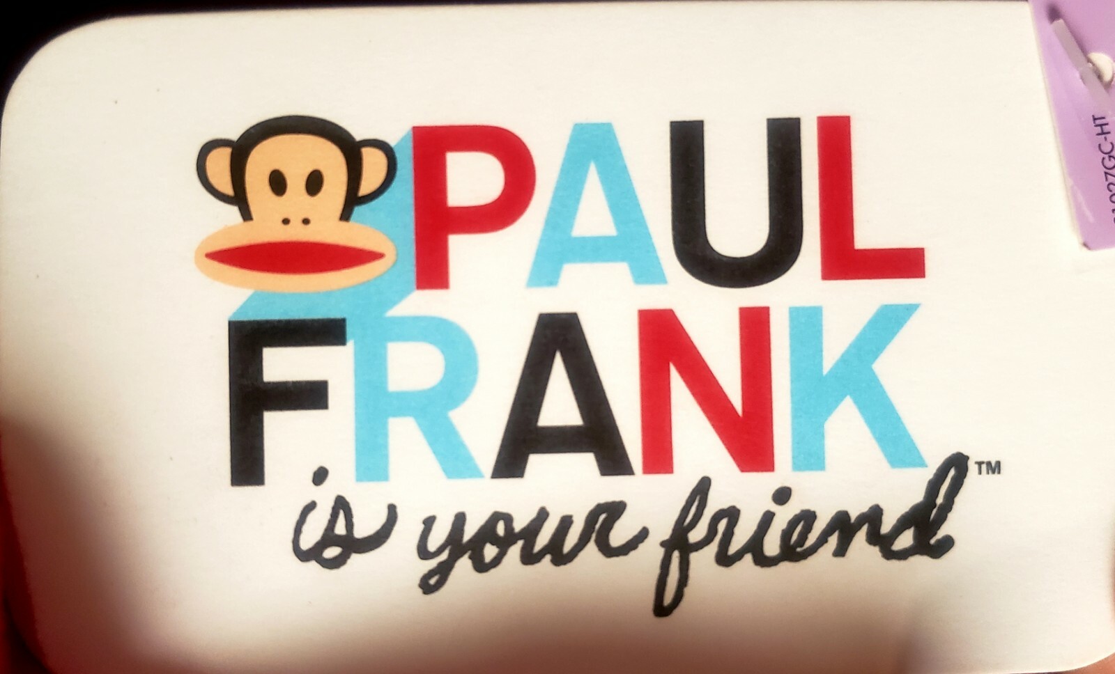 Paul Frank Blue Striped Tank Top Womens Cute Monkey Med NWT New Free Shipping