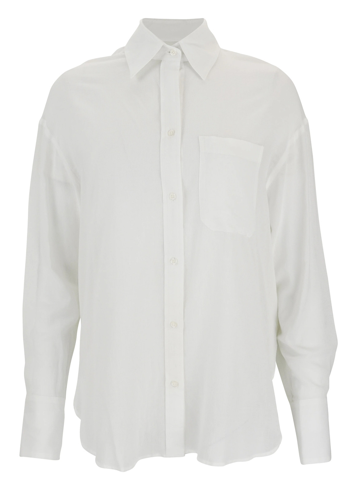 TWP Big Joe Shirt in Sheer White