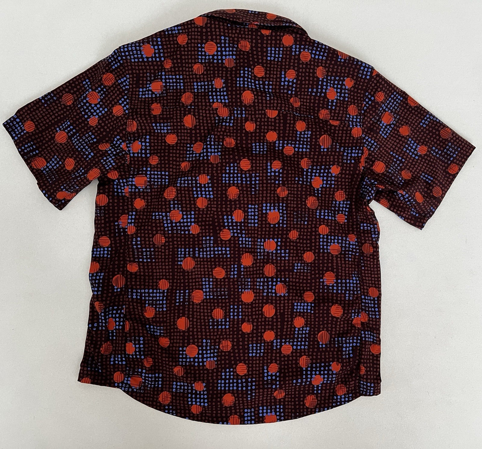 REI Co-op Trailmade Button Up Nylon Shirt Brown Short Sleeve Womens SX Side Slit