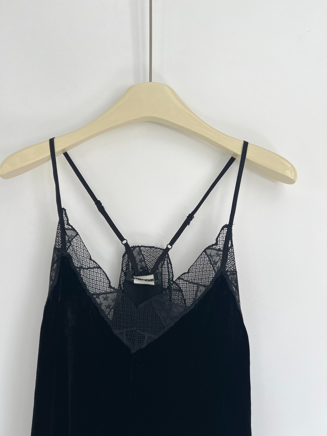 Women France Zadig & Voltaire Velvet Silk V-Neck Sexy Backless Halter Vest XS-L