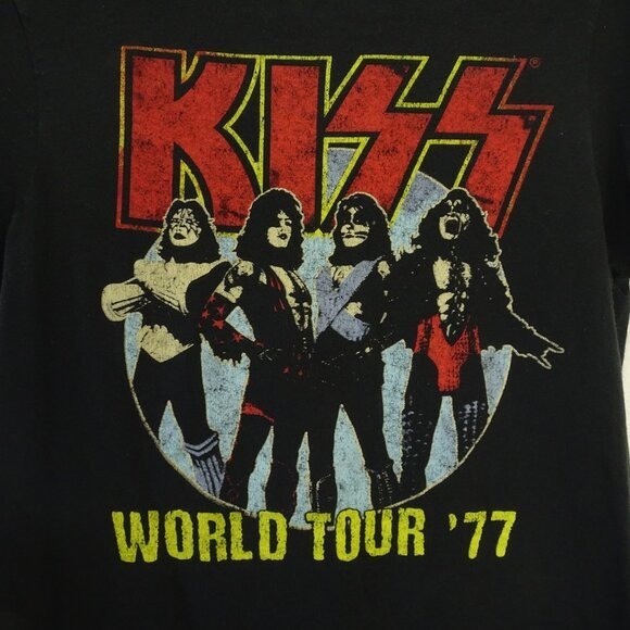 Kiss Band T-Shirt Women’s Small Black