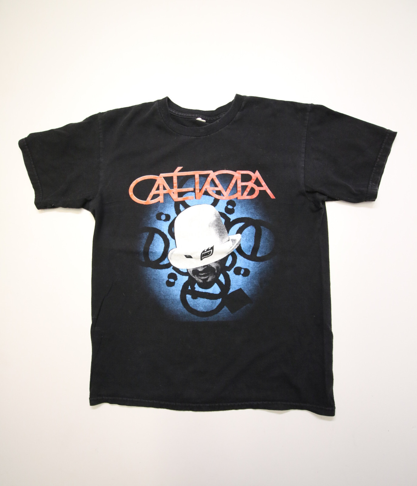 Cafe Tacuba Tacvba 2014 US Tour T-Shirt 37.5″ Chest Youth Womens Faded READ