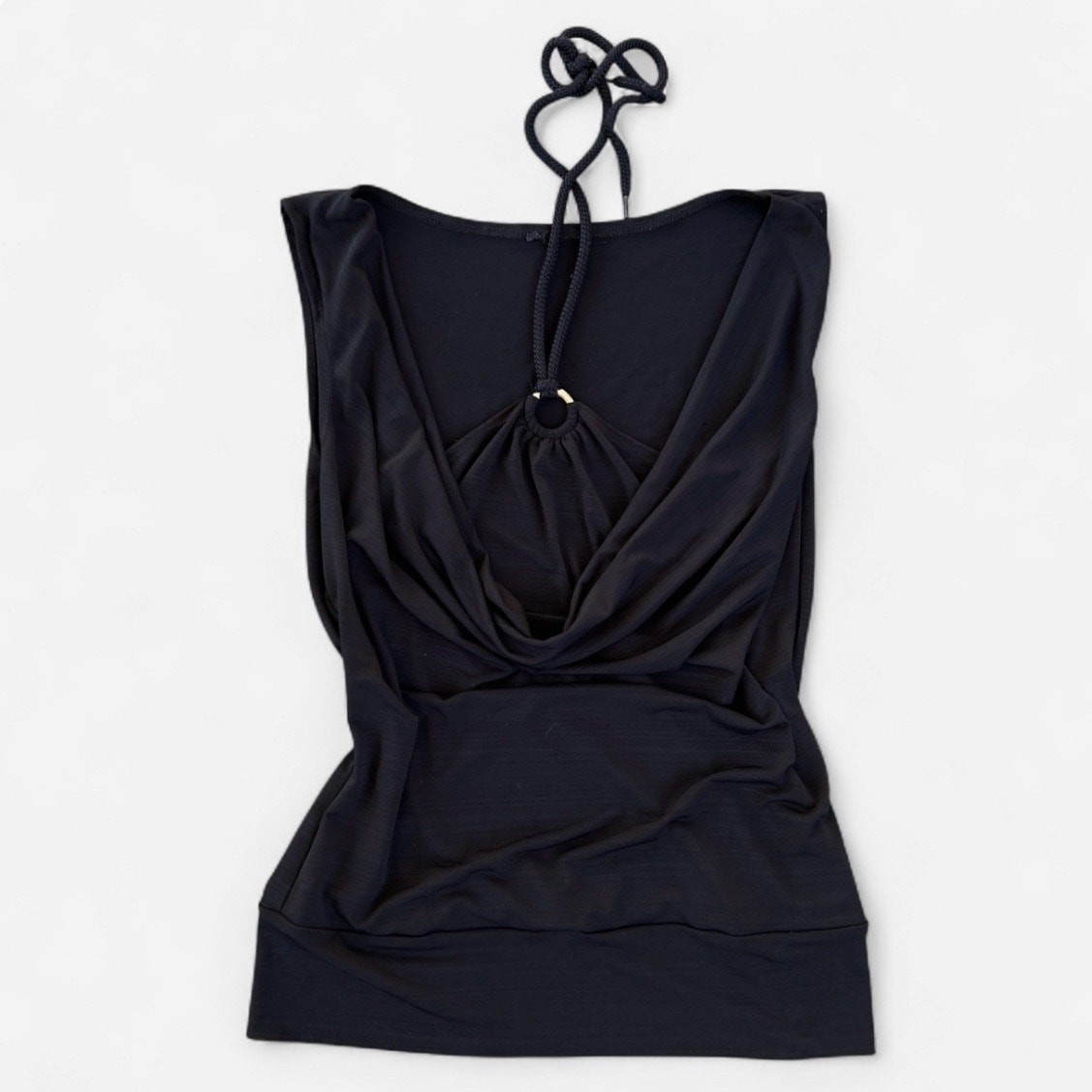 A.Byer Vintage Y2K Slinky Stretch Clubbing Halter Top