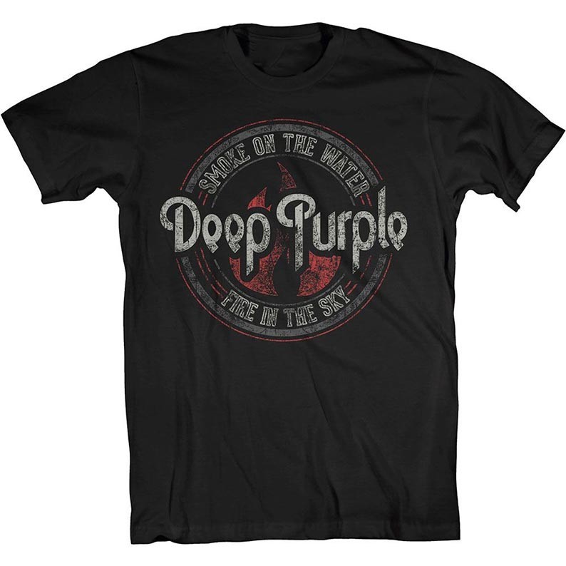 Vintage Deep Purple – Smoke On The Water Black Unisex S-5XL Shirt AA90