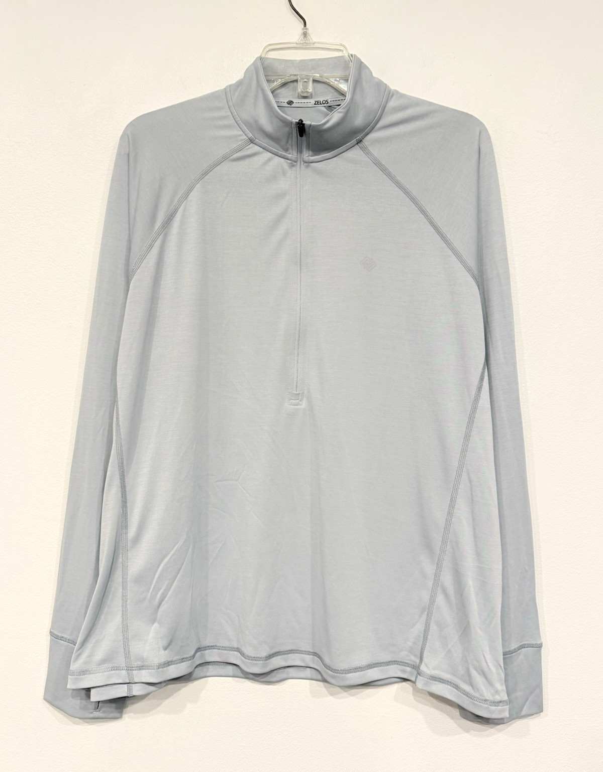 Zelos Women’s 1/2 Zip Pullover Top Plus Sz 3X Performance Polyester Jersey Shirt
