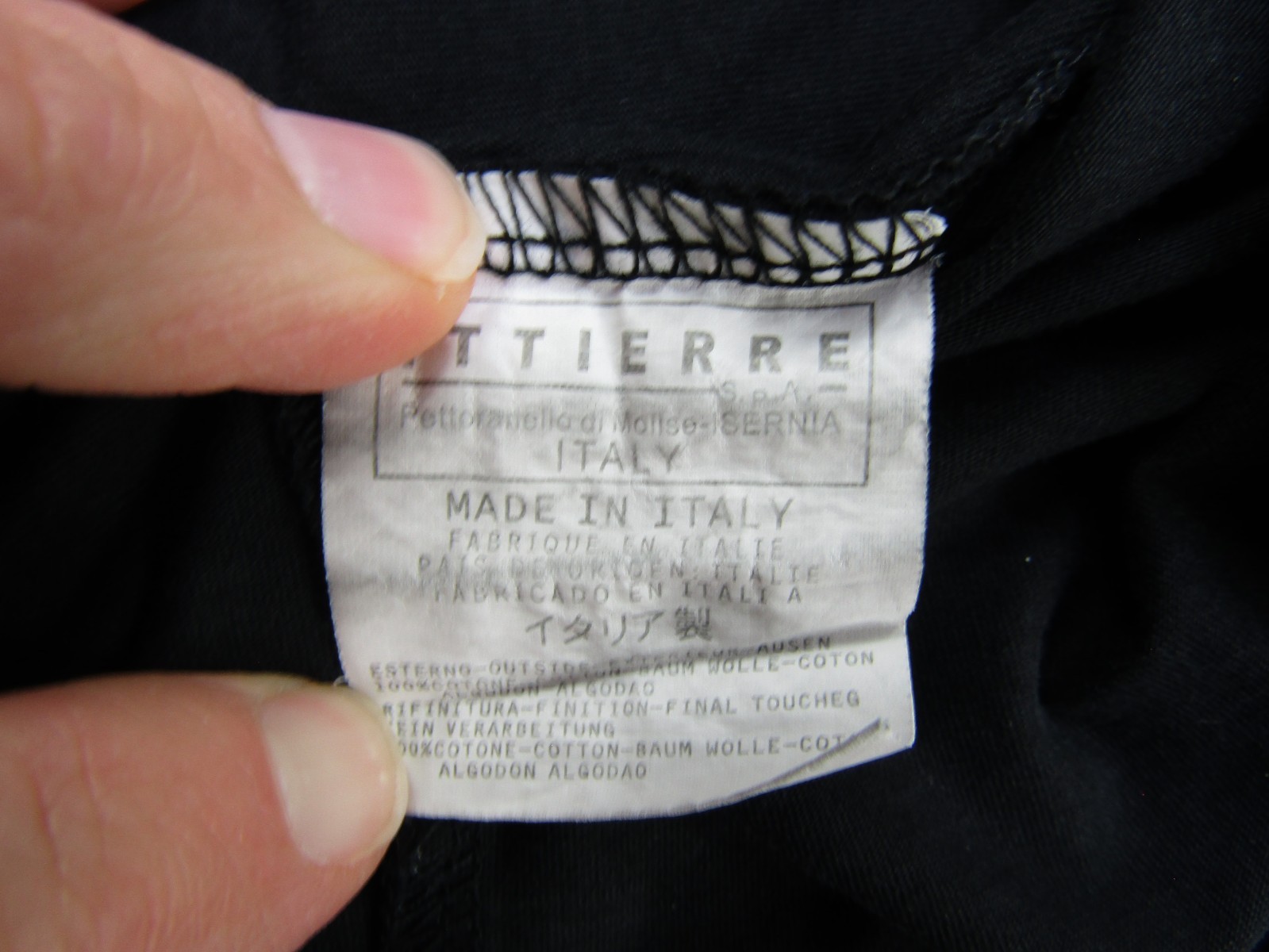 Burberrys of London T-Shirt Womens Medium Embroidered Spellout Logo Preppy