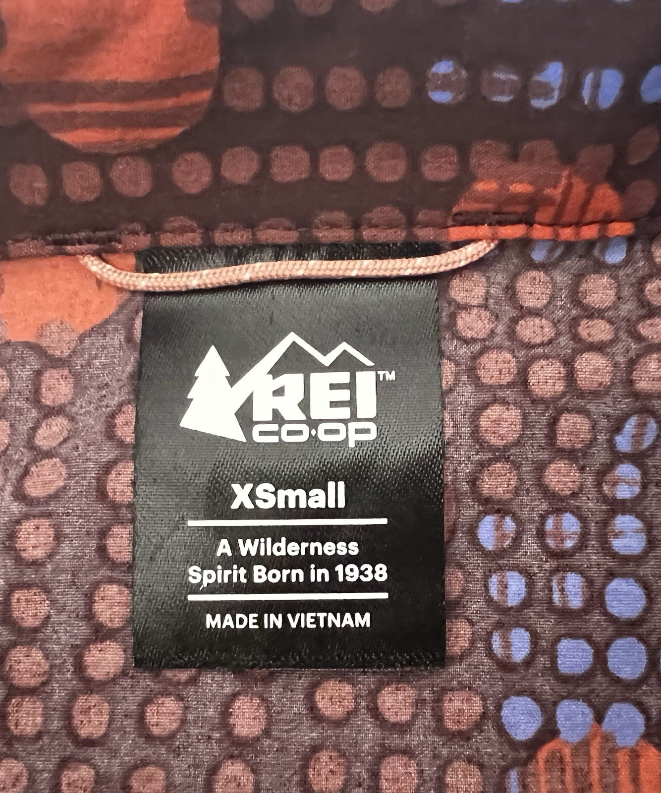 REI Co-op Trailmade Button Up Nylon Shirt Brown Short Sleeve Womens SX Side Slit