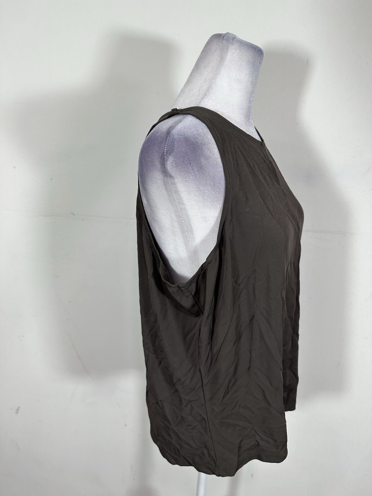 Sigrid Olsen Women’s Solid Colored Sleeveless Top Size XL made in Korea