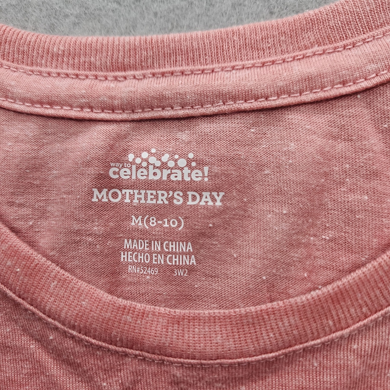 Way To Celebrate Mother’s Day Women’s Medium Pink Mom Tops NWT