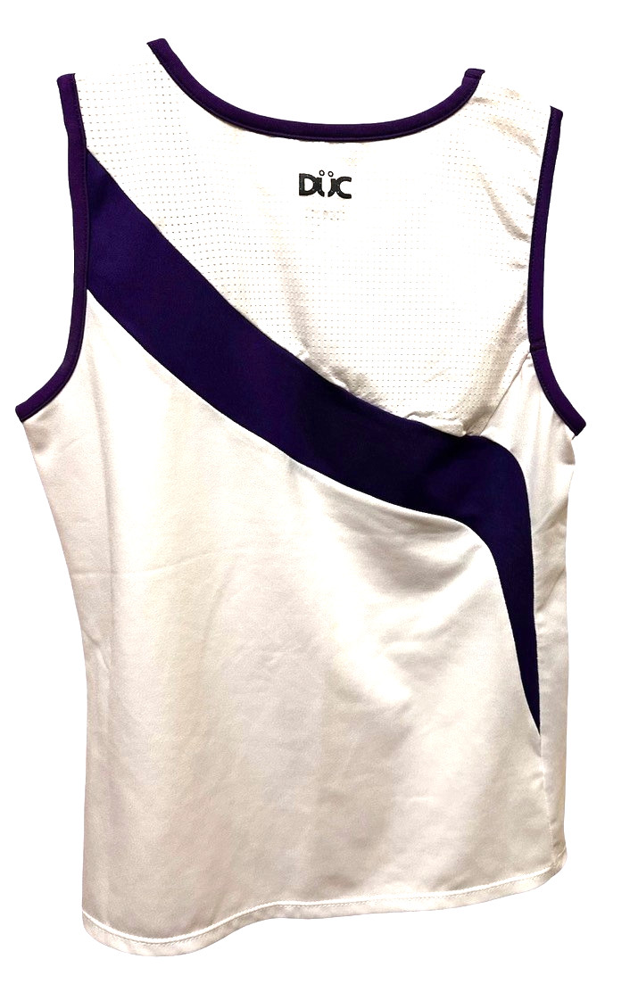 DUC Sports Women’s Performance Tank TopSize: Extra Small (XS)Color: Purple/White