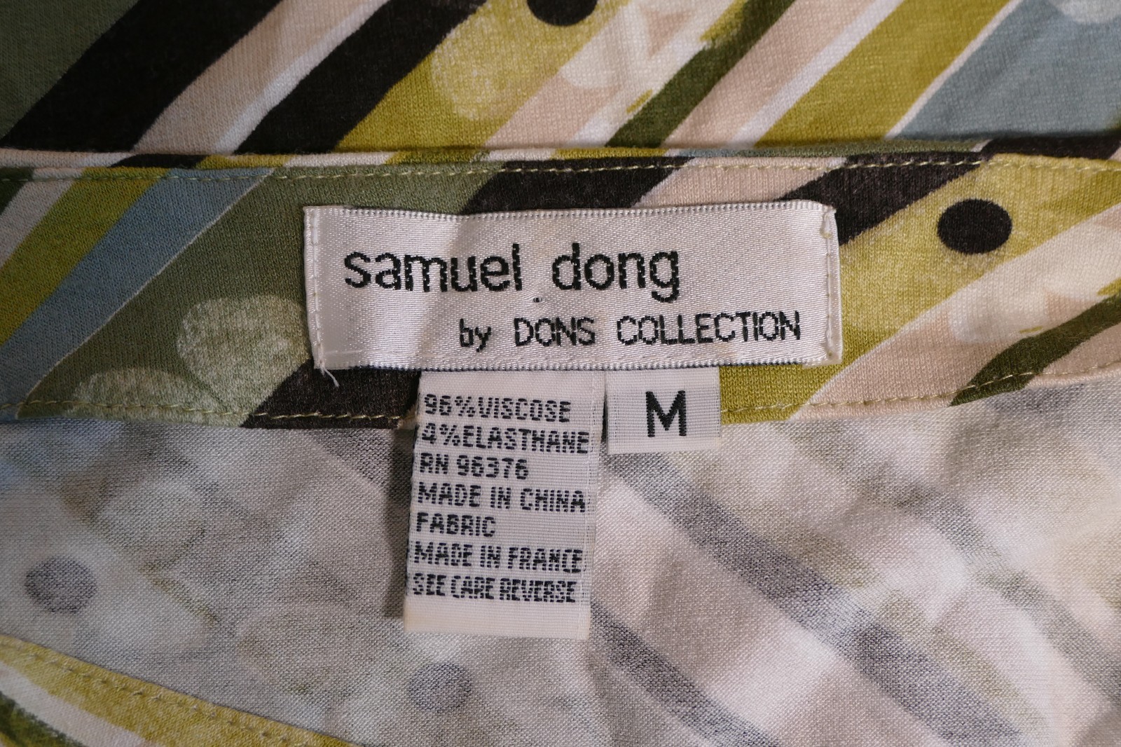 Samuel Dong Womens Y2K Fairy Grunge Striped Lace Up Top Size M Preppy Coquette