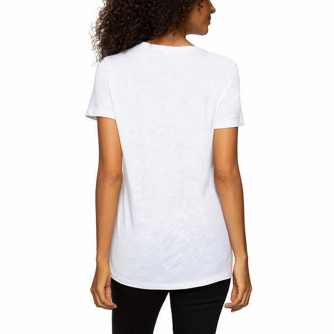 Felina Ladies’ Slub Crew Tee, 1, 2-pack